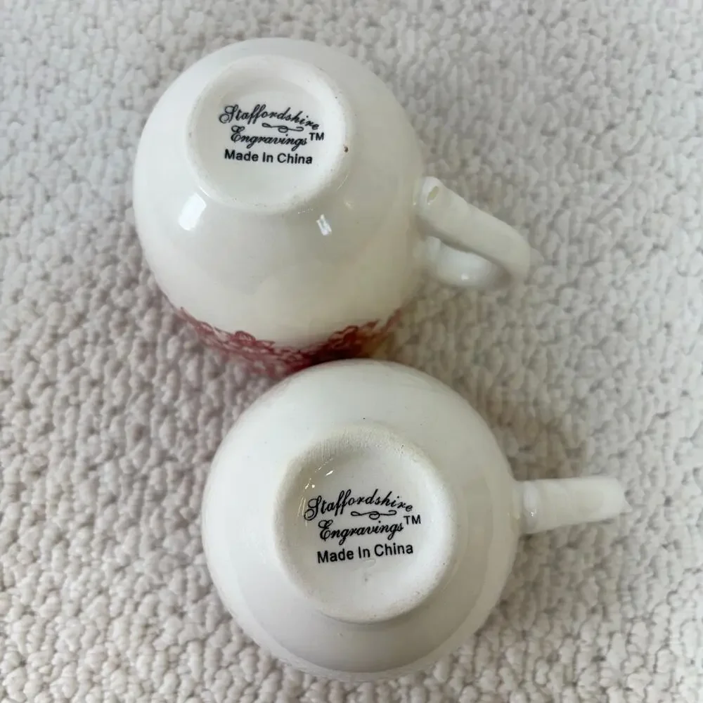 Flat Tea Cups 